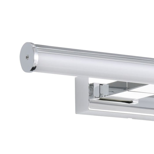 Aplique de Parede LED com Painel Branco e Metal Cromado VADUMI EGLO