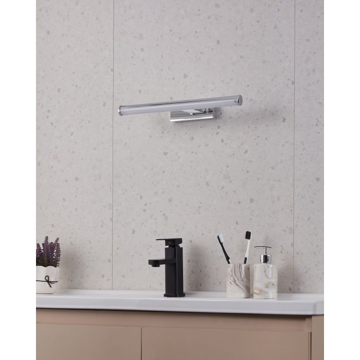 Cargue la imagen en el visor de la galería, Aplique de Parede LED com Painel Branco e Metal Cromado VADUMI EGLO
