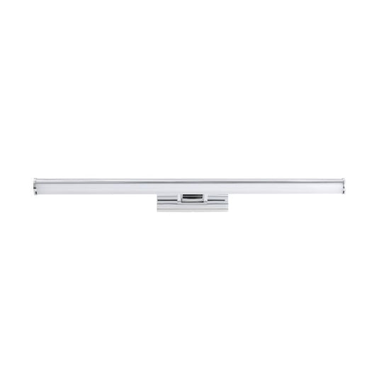 Aplique de Parede LED com Painel Branco e Metal Cromado VADUMI EGLO