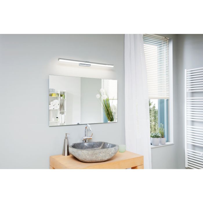 Load image into Gallery viewer, Aplique de Parede LED com Painel Branco e Metal Cromado VADUMI EGLO
