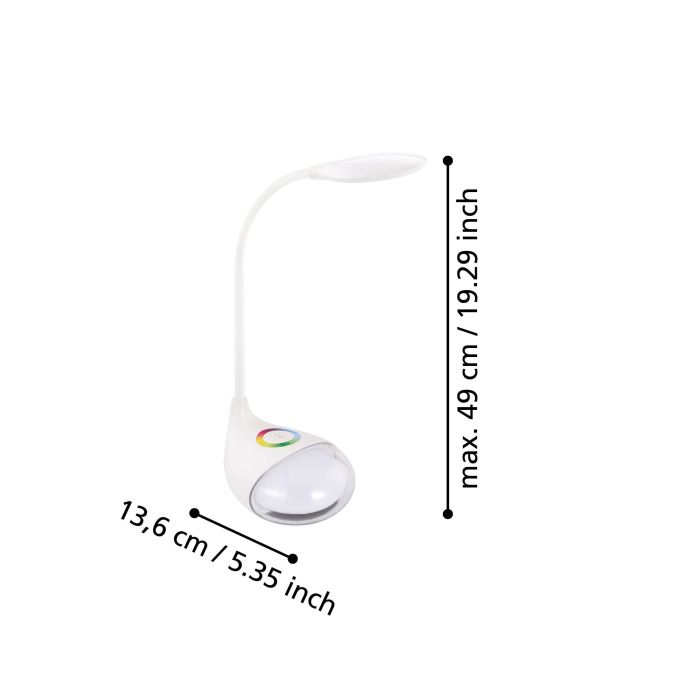Chargez l'image dans la visionneuse de la galerie, Candeeiro de Mesa com Função Touch-Me e LED CABADO 1 EGLO
