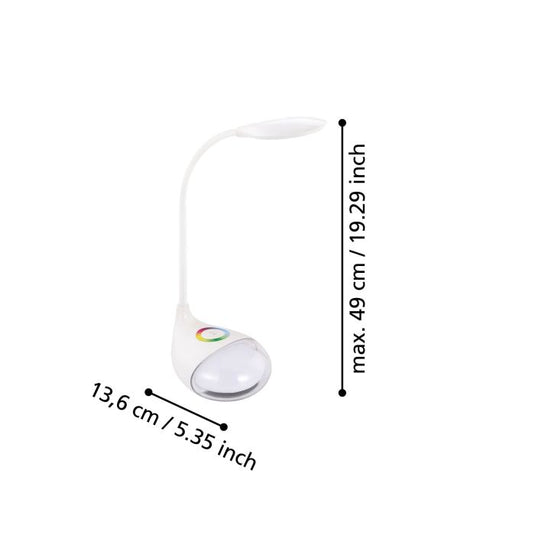 Candeeiro de Mesa com Função Touch-Me e LED CABADO 1 EGLO