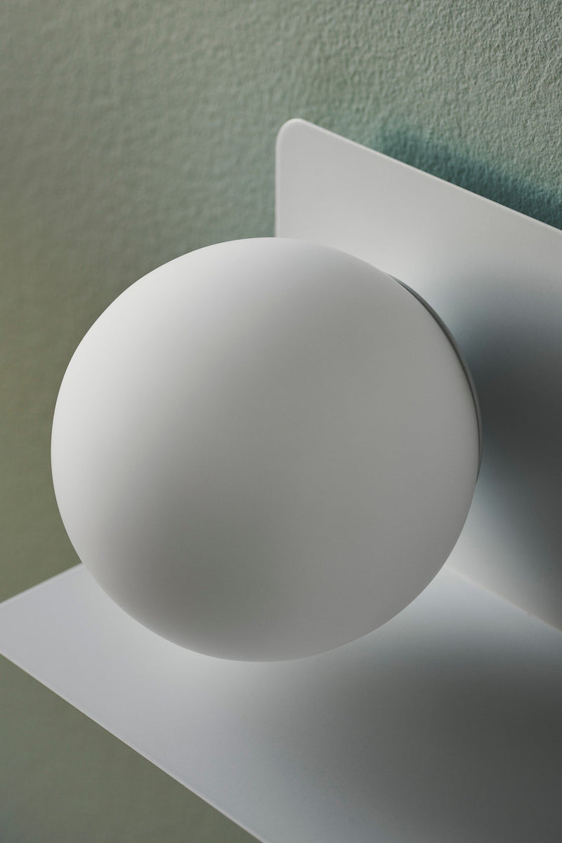 Carregue imagem no visualizador da galeriaAplique de Parede com Prateleira Branco Lilibeth NORDLUX
