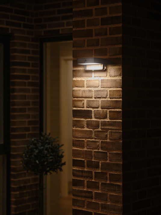 Aplique Solar Preto com Sensor de Movimento SAULIO NORDLUX