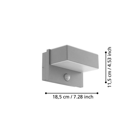 Aplique de Parede Exterior com Sensor de Movimento AZZINANO EGLO