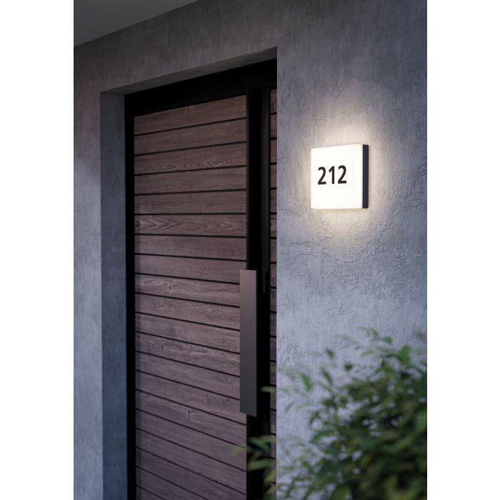 Load image into Gallery viewer, Aplique de Parede Exterior LED em Plástico Antracite CORNALE EGLO
