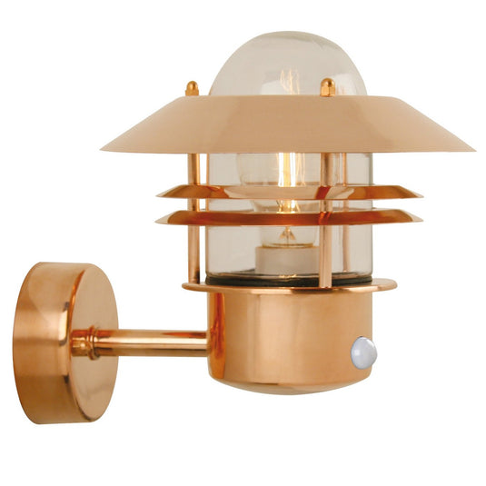 Aplique de Parede Exterior com Sensor em Cobre Blokhus NORDLUX