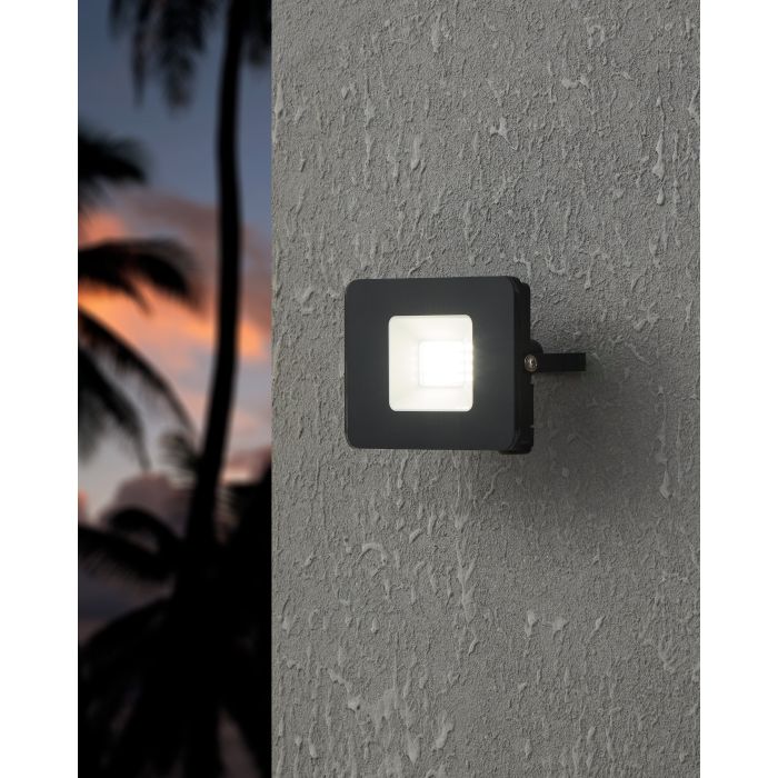 Load image into Gallery viewer, Projetor de Exterior Preto com LED Branco Neutro FAEDO 3 EGLO
