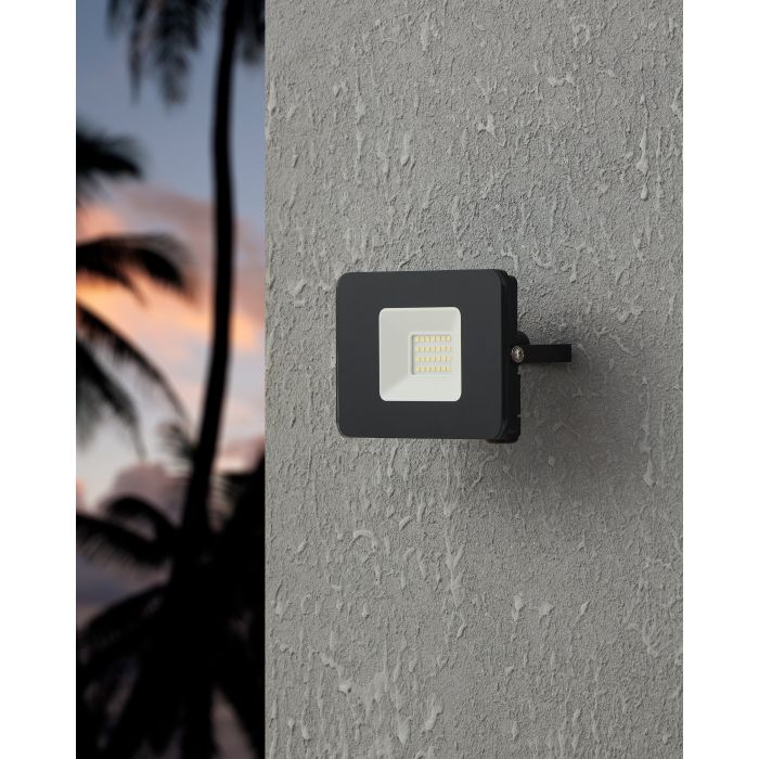 Load image into Gallery viewer, Projetor de Exterior Preto com LED Branco Neutro FAEDO 3 EGLO
