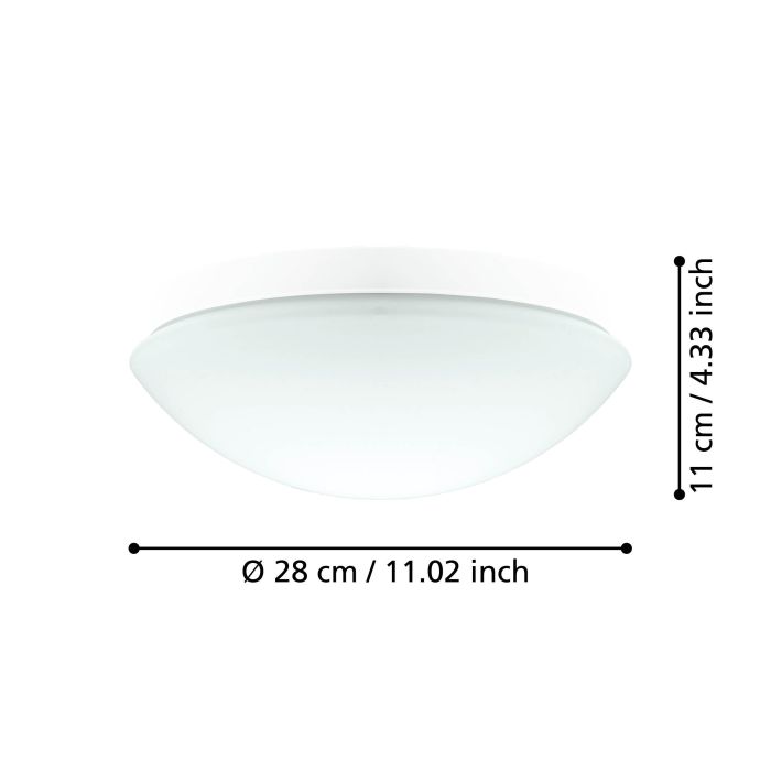 Carregue imagem no visualizador da galeriaCandeeiro de teto LED com sensor de movimento BARI-M EGLO
