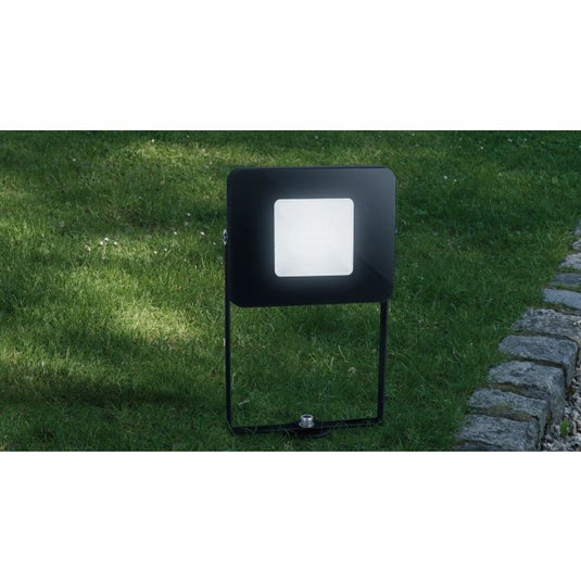 Projetor exterior LED em alumínio preto FAEDO 4 EGLO