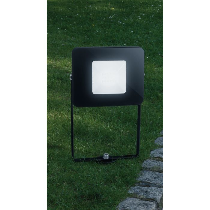 Cargue la imagen en el visor de la galería, Projetor exterior LED em alumínio preto FAEDO 4 EGLO
