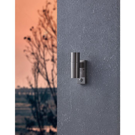 Aplique LED Exterior em Aço Inoxidável com Sensor RIGA 5 EGLO