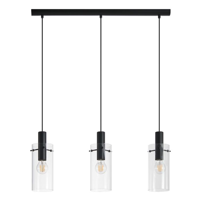 Chargez l'image dans la visionneuse de la galerie, Candeeiro de teto suspenso com vidro transparente MONTEFINO EGLO
