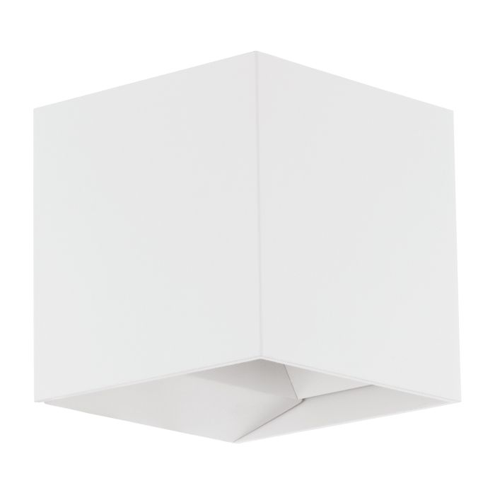 Load image into Gallery viewer, Aplique de Exterior LED com Corpo Quadrado em Alumínio Branco CALPINO EGLO
