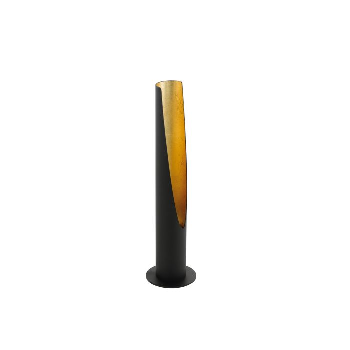 Carregue imagem no visualizador da galeriaCandeeiro de Mesa LED Tubular Preto e Dourado BARBOTTO EGLO
