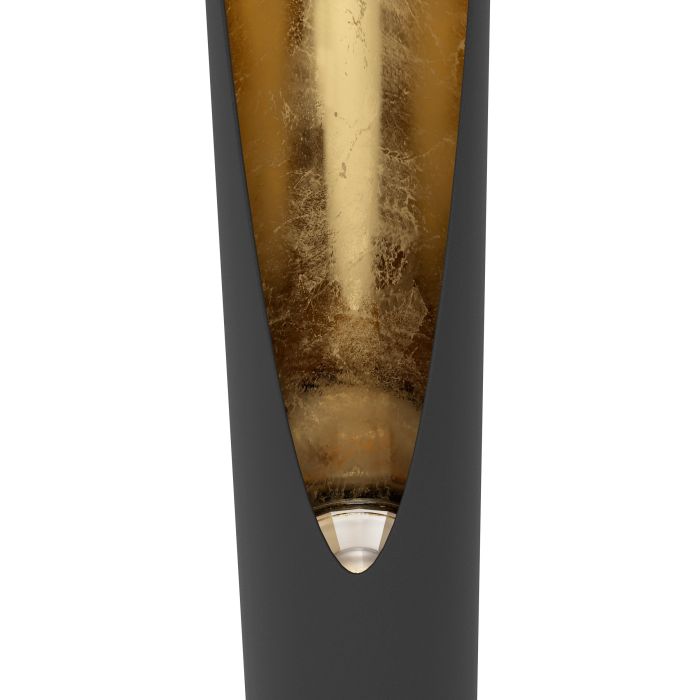 Carregue imagem no visualizador da galeriaCandeeiro de Mesa LED Tubular Preto e Dourado BARBOTTO EGLO
