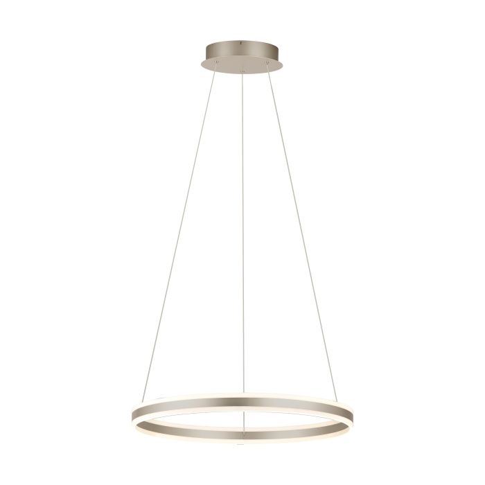 Carregue imagem no visualizador da galeriaCandeeiro de teto LED com anel metálico champanhe TONARELLA EGLO
