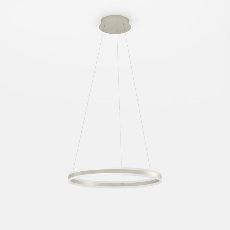 Carregue imagem no visualizador da galeriaCandeeiro de teto LED com anel metálico champanhe TONARELLA EGLO
