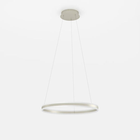Candeeiro de teto LED com anel metálico champanhe TONARELLA EGLO