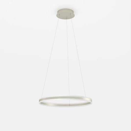 Candeeiro de teto LED com anel metálico champanhe TONARELLA EGLO