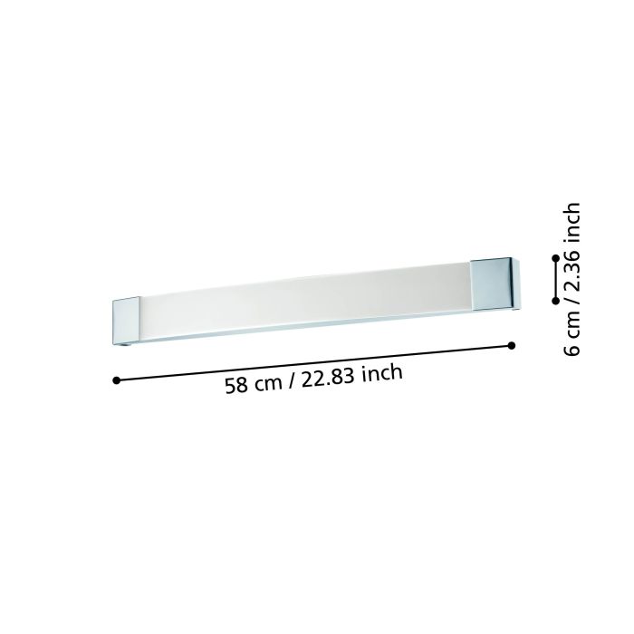Load image into Gallery viewer, Aplique para Casa de Banho com LED e Metal Cromado SIDERNO EGLO
