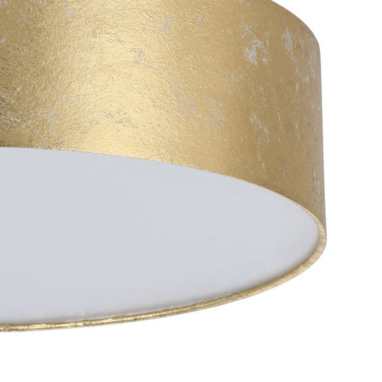 VISERBELLA Candeeiro de Teto Dourado EGLO – Plafon Têxtil 110cm