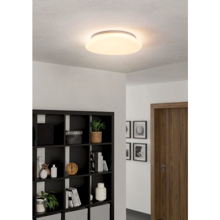 Chargez l'image dans la visionneuse de la galerie, Candeeiro de Teto LED com Efeito Cintilante SILERAS EGLO
