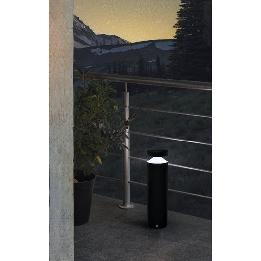 Candeeiro de Poste LED em Alumínio Fundido Preto MELZO EGLO