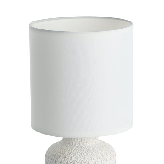 Candeeiro de Mesa com Base em Cerâmica e Abajur Têxtil BELLARIVA EGLO