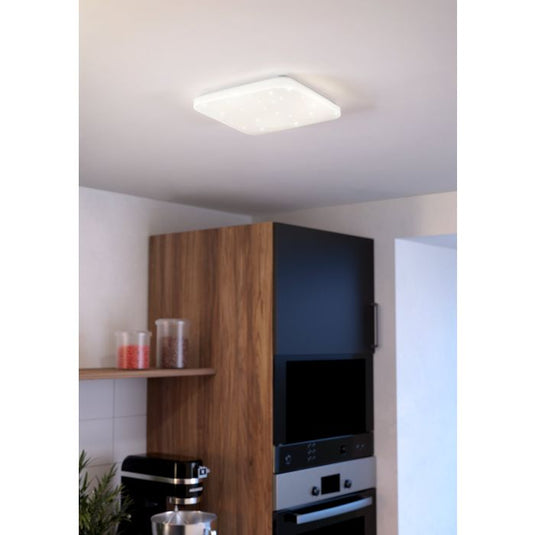 Plafon LED Quadrado Branco 33x33 cm FRANIA-S EGLO