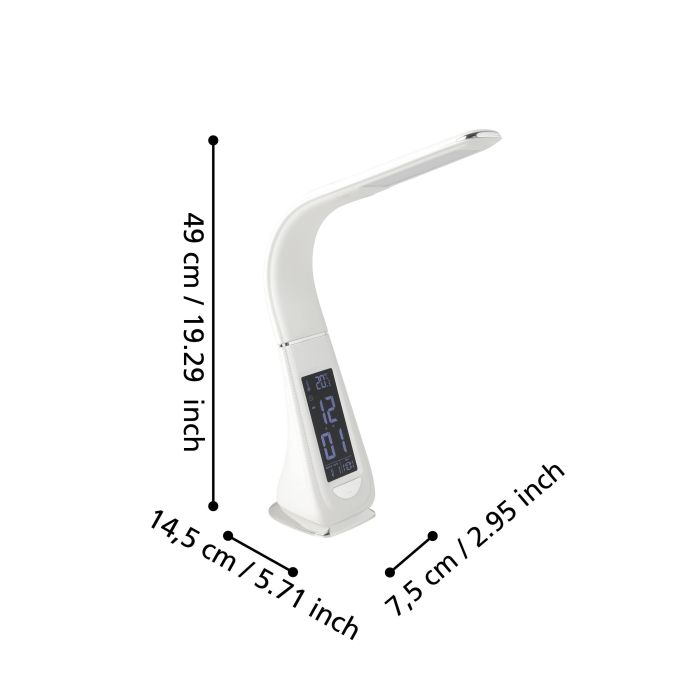 Chargez l'image dans la visionneuse de la galerie, Candeeiro de Mesa LED com Pescoço Flexível e Dimmer COGNOLI EGLO

