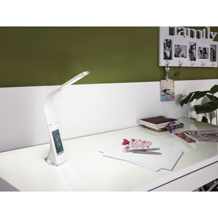 Chargez l'image dans la visionneuse de la galerie, Candeeiro de Mesa LED com Pescoço Flexível e Dimmer COGNOLI EGLO
