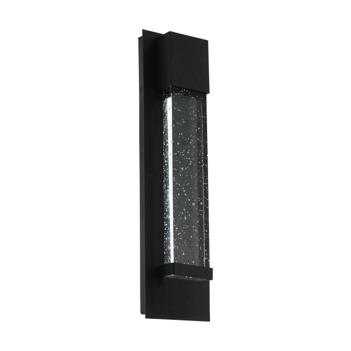 Load image into Gallery viewer, Aplique de Parede Exterior LED Preto com Vidro VILLAGRAZIA EGLO
