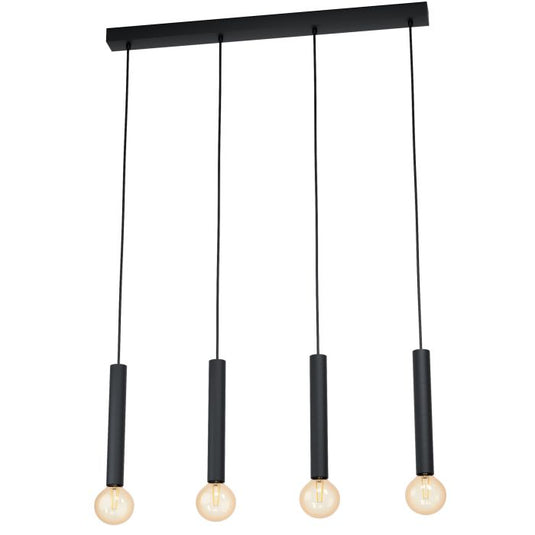 Candeeiro de teto suspenso em metal preto CORTENOVA EGLO