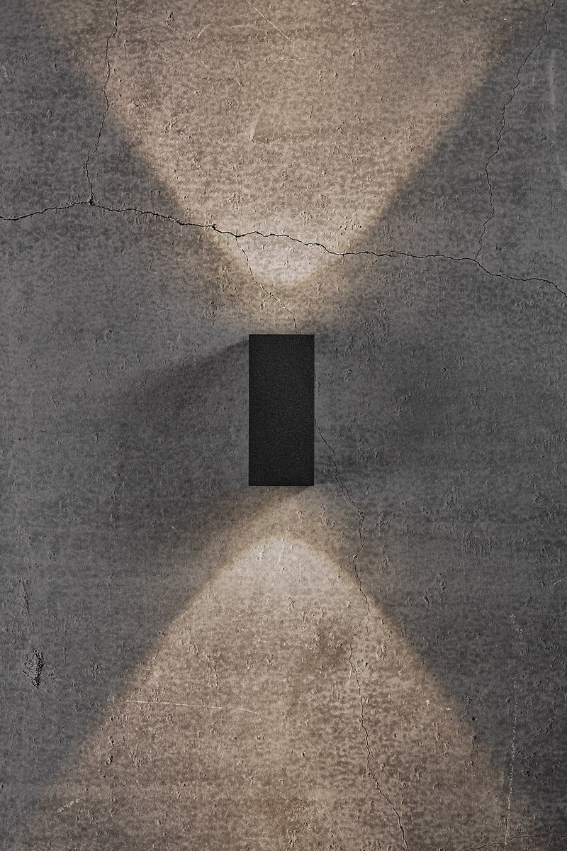 Chargez l'image dans la visionneuse de la galerie, Aplique de Parede Exterior Preto ASBOL KUBI NORDLUX
