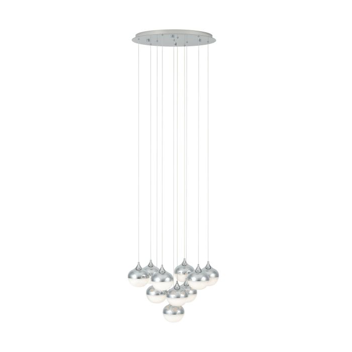 Carregue imagem no visualizador da galeriaCandeeiro de teto LED com 10 cabeças em forma de lágrima MIOGLIA EGLO
