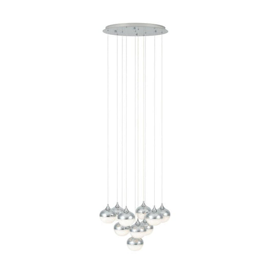 Candeeiro de teto LED com 10 cabeças em forma de lágrima MIOGLIA EGLO