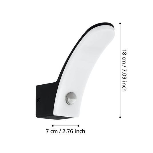 Aplique de Parede Exterior LED com Sensor de Movimento FIUMICINO EGLO