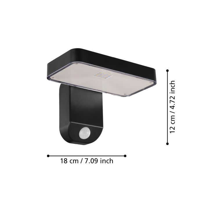 Load image into Gallery viewer, Aplique de Parede LED Exterior com Sensor de Movimento PASTION EGLO
