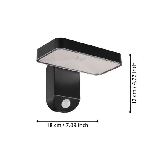 Aplique de Parede LED Exterior com Sensor de Movimento PASTION EGLO