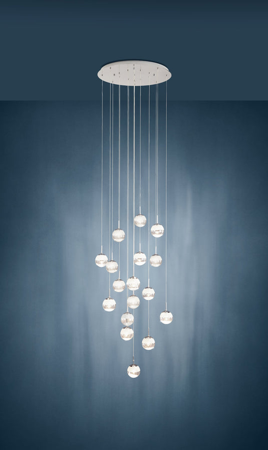 Modern Suspended Ceiling Lamp Eglo Montefio 2 LED 39547 Ø780mm