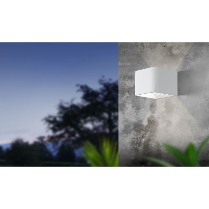 Carregue imagem no visualizador da galeriaAplique LED Exterior em Alumínio Branco DONINNI 1 EGLO
