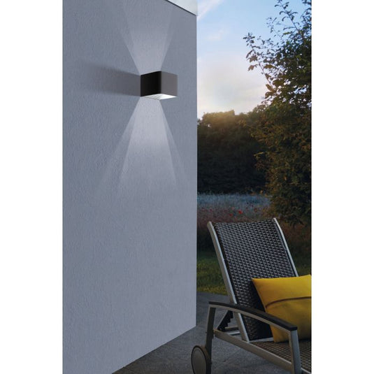 Aplique LED Exterior em Alumínio Preto DONINNI 1 EGLO