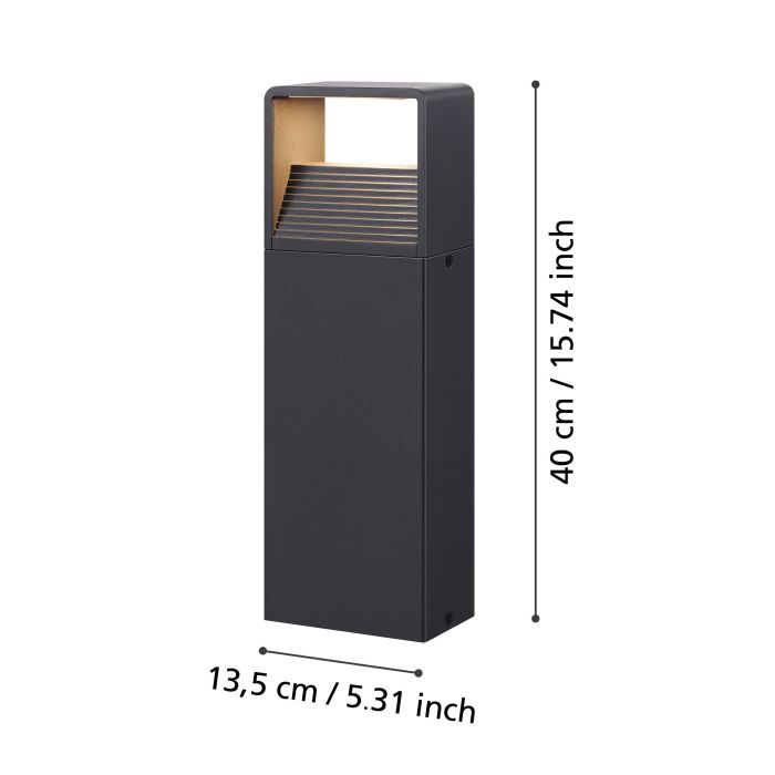 Chargez l'image dans la visionneuse de la galerie, Candeeiro de Poste LED para Exterior DONINNI 1 EGLO
