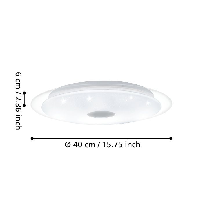 Cargue la imagen en el visor de la galería, Plafon LED LANCIANO 1 EGLO
