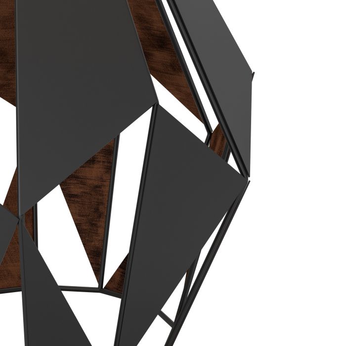 Cargue la imagen en el visor de la galería, Candeeiro de Mesa com Base de Metal Preto e Abajur Têxtil CARLTON 5 EGLO
