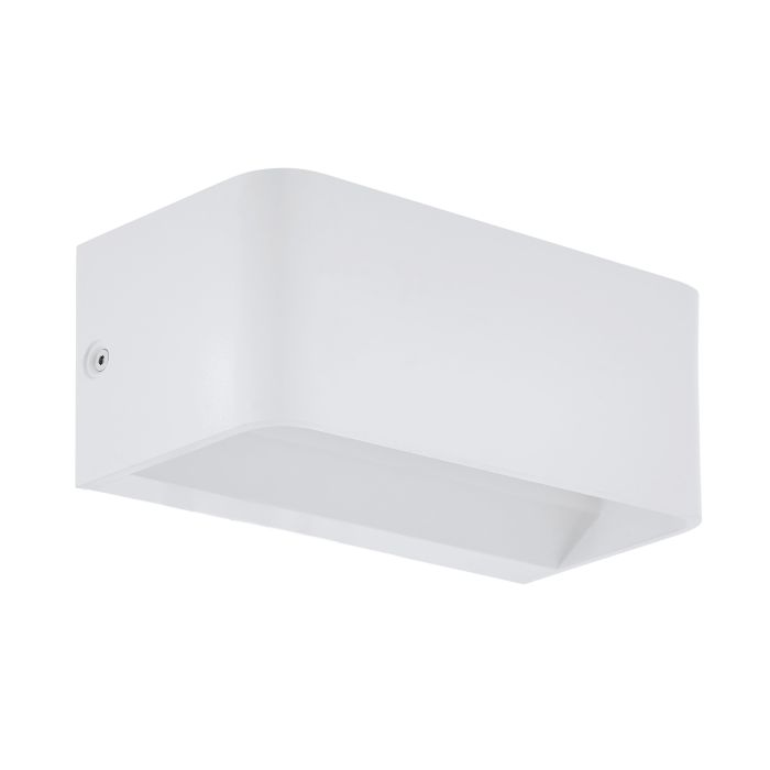 Cargue la imagen en el visor de la galería, Aplique de Parede LED com Corpo Cubo em Alumínio Branco SANIA 4 EGLO

