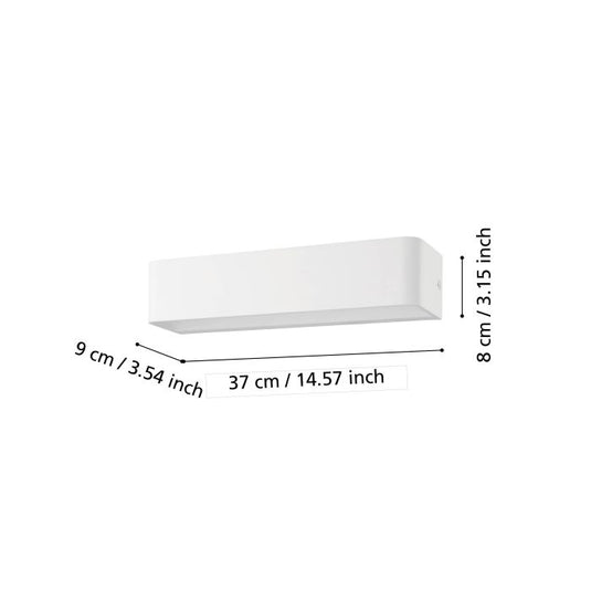 Aplique de Parede LED Branco com Luz Indireta SANIA 4 EGLO