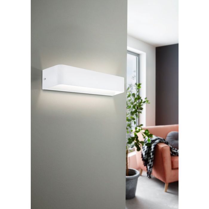 Cargue la imagen en el visor de la galería, Aplique de Parede LED Branco com Luz Indireta SANIA 4 EGLO
